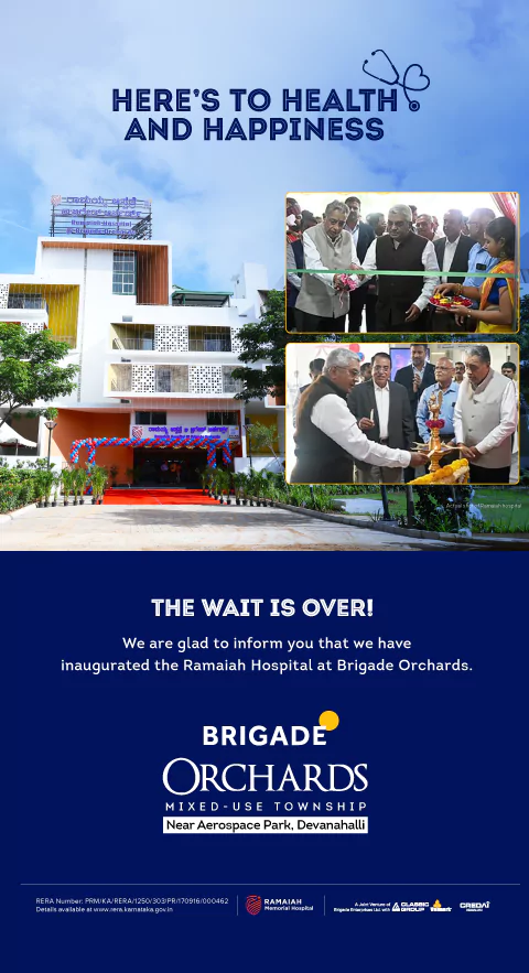 Ramaiah Hospital at Brigade Orchards Banner Mobile