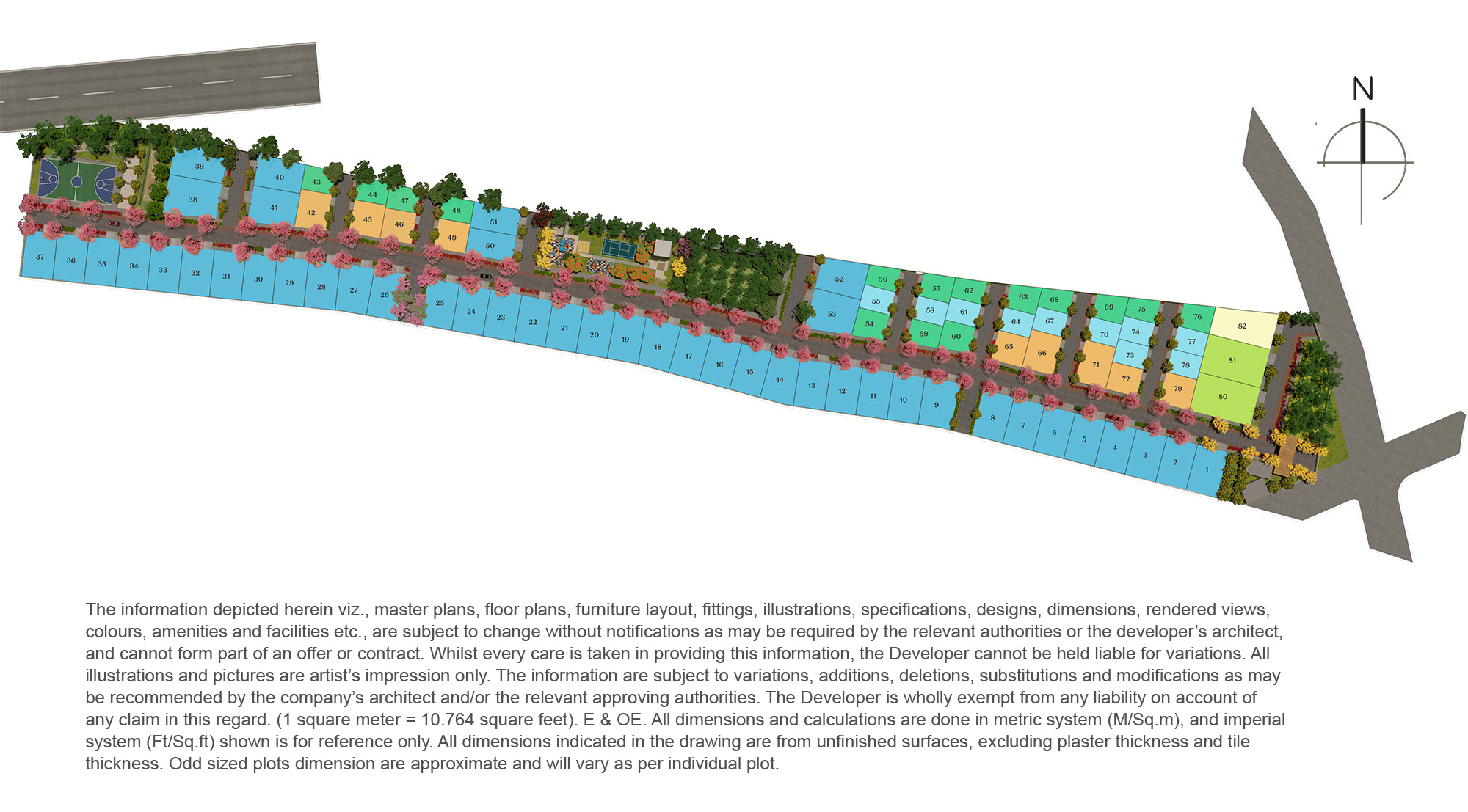 Brigade Orchards Neem Grove Masterplan