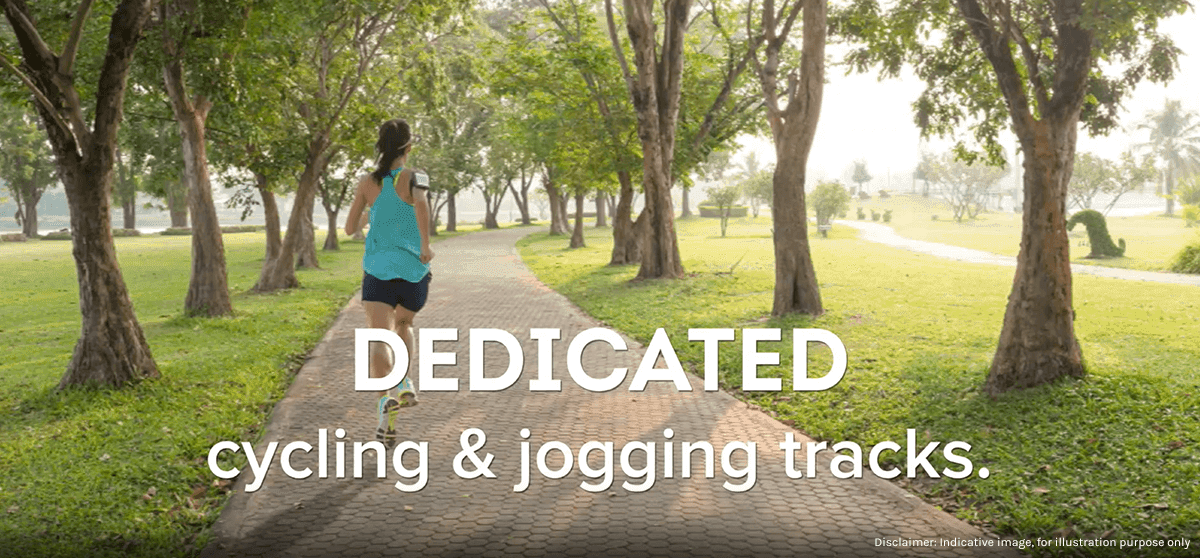 Cycling And Jogging Track At Brigade Orchards