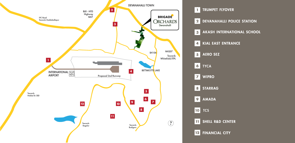 Brigade Orchards Location